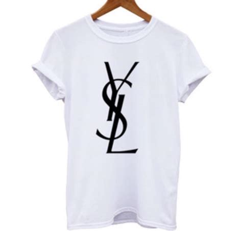 ysl t shirt uk|farfetch st laurent tops.